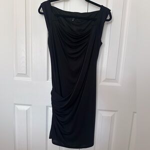 Nine West Black Draped Dress
